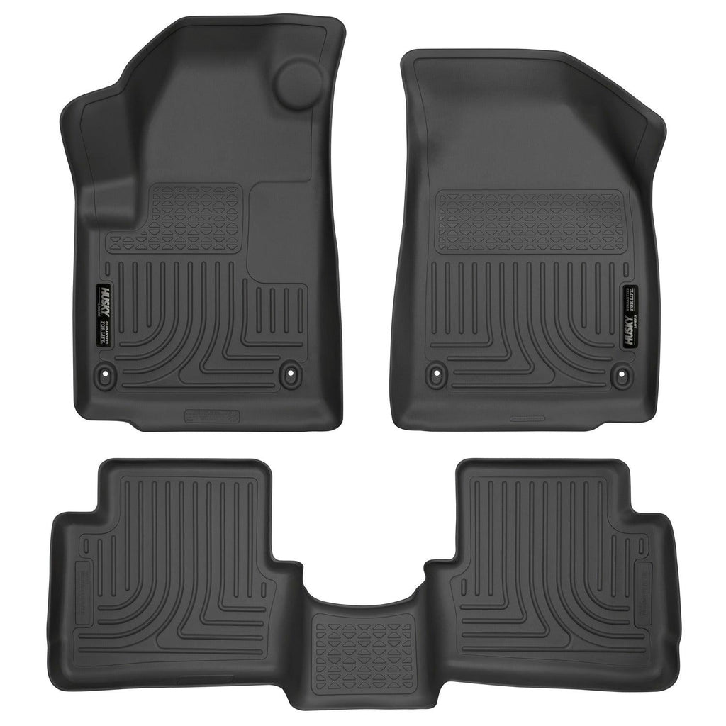 Husky Liners 2013 Dodge Dart WeatherBeater Black Front & 2nd Seat Floor Liners-Husky Liners-HSL99021