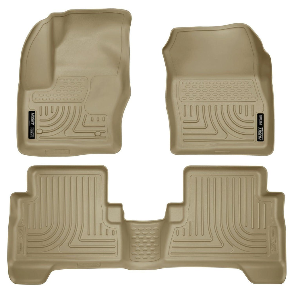 Husky Liners 2013 Ford Escape WeatherBeater Combo Tan Floor Liners-Husky Liners-HSL99743