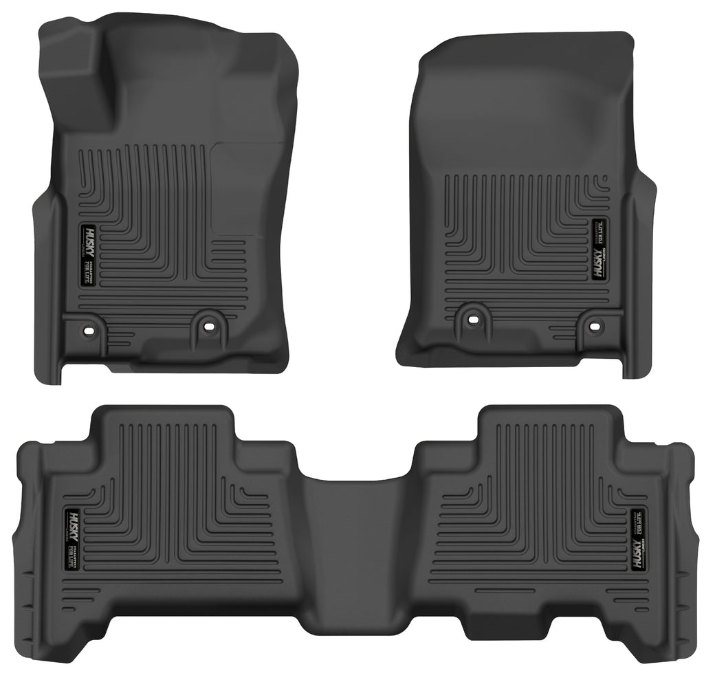Husky Liners 2013 Toyota 4Runner WeatherBeater Black Front & 2nd Seat Floor Liners-Husky Liners-HSL99571
