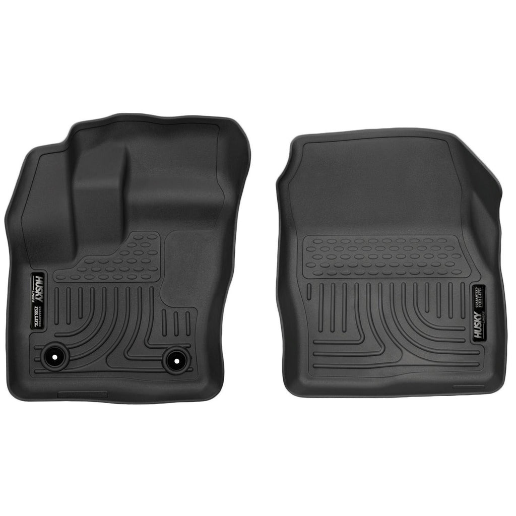 Husky Liners 2014-2015 Ford Transit Connect WeatherBeater Front Black Floor Liners-Husky Liners-HSL18321