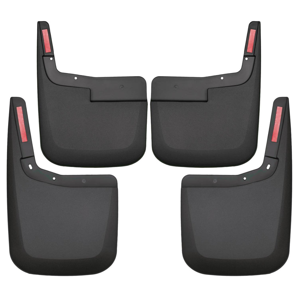 Husky Liners 2015-2017 Ford F-150 w/o Fender Flares Front and Rear Mud Guards - Black-Husky Liners-HSL58446
