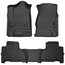 Load image into Gallery viewer, Husky Liners 2015 Chevy/GMC Tahoe/Yukon WeatherBeater Combo Black Floor Liners-Husky Liners-HSL99201