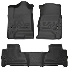 Load image into Gallery viewer, Husky Liners 2015 Chevy/GMC Tahoe/Yukon WeatherBeater Combo Black Floor Liners-Husky Liners-HSL99201