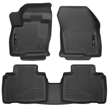 Load image into Gallery viewer, Husky Liners 2015 Ford Edge WeatherBeater Front &amp; 2nd Row Combo Black Floor Liners-Husky Liners-HSL98781
