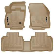 Load image into Gallery viewer, Husky Liners 2015 Ford Edge WeatherBeater Front &amp; 2nd Row Combo Tan Floor Liners-Husky Liners-HSL98783