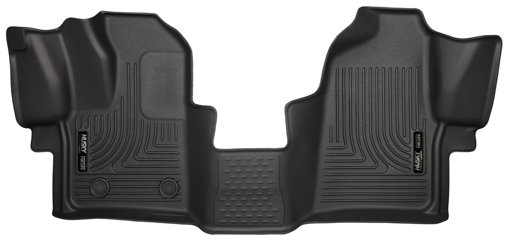 Husky Liners 2015 Ford Transit-150/Transit-250/Transit-350 WeatherBeater Front Black Floor Liners-Husky Liners-HSL18771