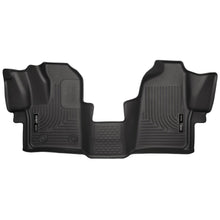 Load image into Gallery viewer, Husky Liners 2015 Ford Transit-150/Transit-250/Transit-350 WeatherBeater Front Black Floor Liners-Husky Liners-HSL18771