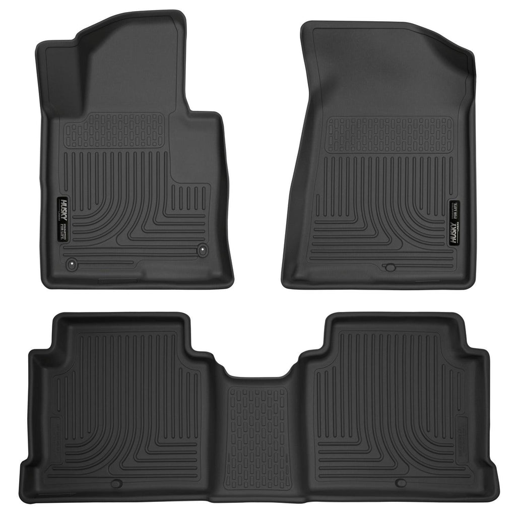 Husky Liners 2015 Hyundai Sonata Weatherbeater Black Front & 2nd Seat Floor Liners-Husky Liners-HSL99631