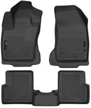Load image into Gallery viewer, Husky Liners 2015 Jeep Renegade Weatherbeater Black Front and Second Row Floor Liners-Husky Liners-HSL99081