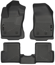 Load image into Gallery viewer, Husky Liners 2015 Jeep Renegade Weatherbeater Black Front and Second Row Floor Liners-Husky Liners-HSL99081