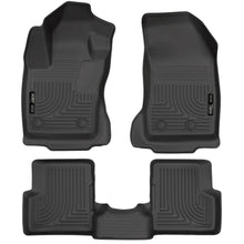 Load image into Gallery viewer, Husky Liners 2015 Jeep Renegade Weatherbeater Black Front and Second Row Floor Liners-Husky Liners-HSL99081