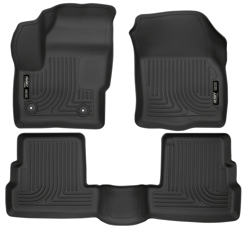 Husky Liners 2015 Lincoln MKC WeatherBeater Black Front & Second Seat Floor Liner-Husky Liners-HSL99301
