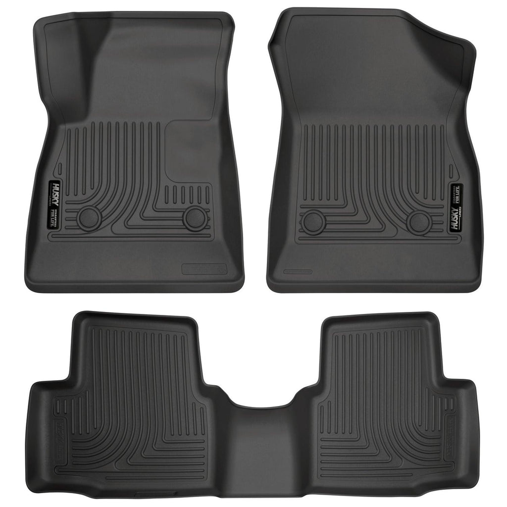 Husky Liners 2016-2017 Chevrolet Cruze WeatherBeater Combo Floor Liners - Black-Husky Liners-HSL99161