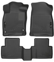 Load image into Gallery viewer, Husky Liners 2016 Honda Civic (4DR) WeatherBeater Combo Black Floor Liners-Husky Liners-HSL98461