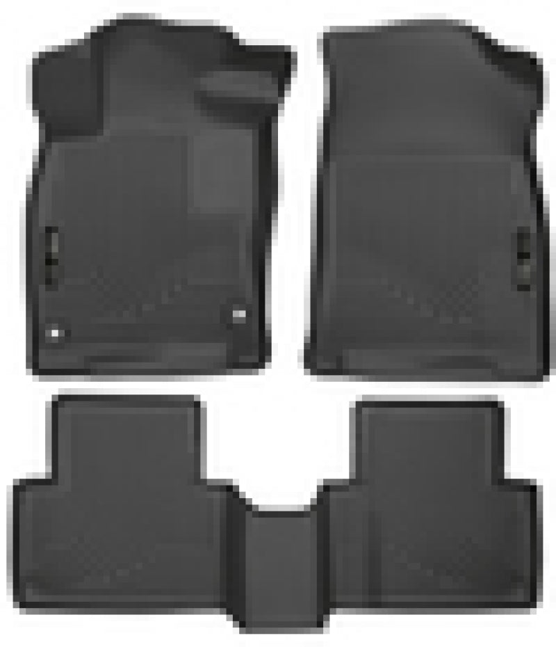 Husky Liners 2016 Honda Civic (4DR) WeatherBeater Combo Black Floor Liners-Husky Liners-HSL98461