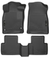 Load image into Gallery viewer, Husky Liners 2016 Honda Civic (4DR) WeatherBeater Combo Black Floor Liners-Husky Liners-HSL98461