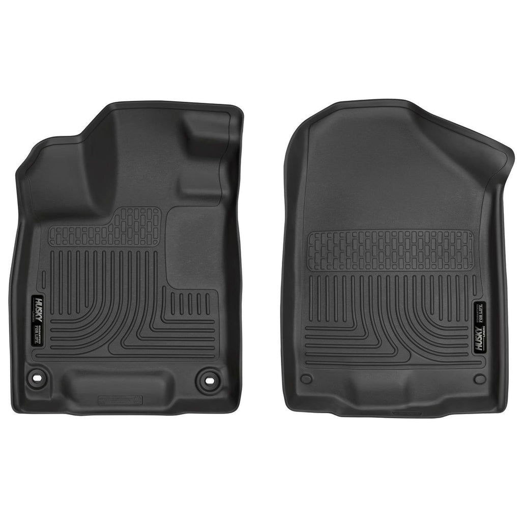 Husky Liners 2016 Honda Pilot WeatherBeater Front Black Floor Liners-Husky Liners-HSL18411