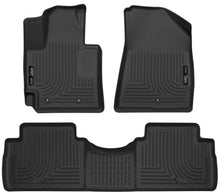Load image into Gallery viewer, Husky Liners 2016 Kia Soul Weatherbeater Black Front &amp; 2nd Seat Floor Liners (Footwell Coverage)-Husky Liners-HSL99611