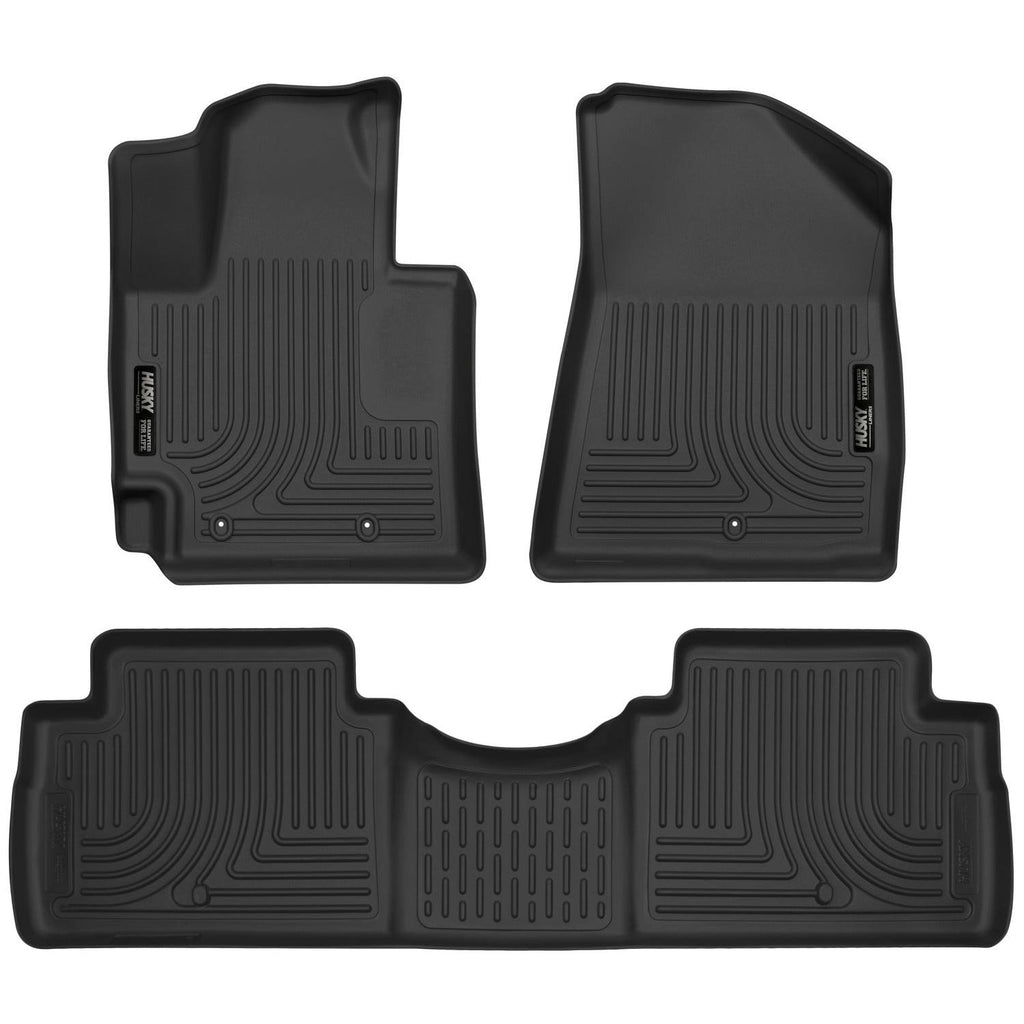 Husky Liners 2016 Kia Soul Weatherbeater Black Front & 2nd Seat Floor Liners (Footwell Coverage)-Husky Liners-HSL99611