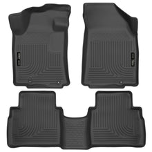 Load image into Gallery viewer, Husky Liners 2016 Nissan Maxima WeatherBeater Front and Second Row Black Floor Liners-Husky Liners-HSL99621