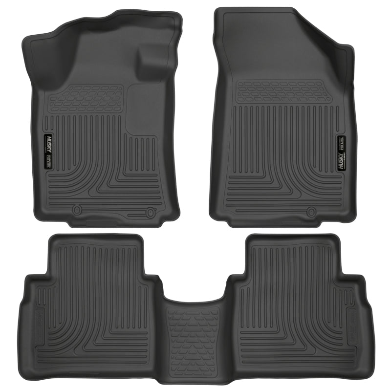 Husky Liners 2016 Nissan Maxima WeatherBeater Front and Second Row Black Floor Liners-Husky Liners-HSL99621