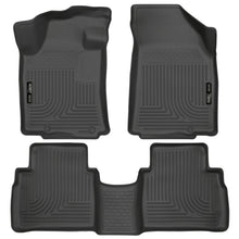 Load image into Gallery viewer, Husky Liners 2016 Nissan Maxima WeatherBeater Front and Second Row Black Floor Liners-Husky Liners-HSL99621