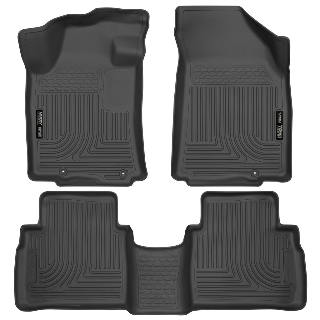 Husky Liners 2016 Nissan Maxima WeatherBeater Front and Second Row Black Floor Liners-Husky Liners-HSL99621