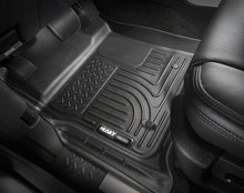 Load image into Gallery viewer, Husky Liners 2016 Nissan Titan XD Crew Cab WeatherBeater Front Row Black Floor Liners-Husky Liners-HSL13601