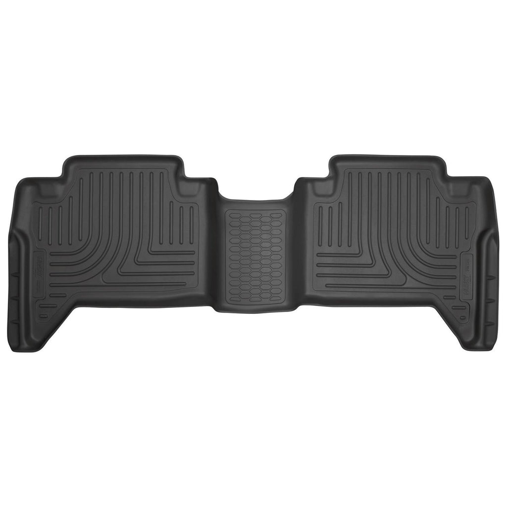 Husky Liners 2016 Toyota Tacoma Crew Cab WeatherBeater 2nd Row Black Floor Liners-Husky Liners-HSL14951