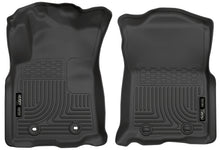 Load image into Gallery viewer, Husky Liners 2016 Toyota Tacoma w/ Manual Trans WeatherBeater Front Black Floor Liners-Husky Liners-HSL13961