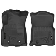 Load image into Gallery viewer, Husky Liners 2016 Toyota Tacoma w/ Manual Trans WeatherBeater Front Black Floor Liners-Husky Liners-HSL13961