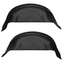 Load image into Gallery viewer, Husky Liners Husky Liners 2017 Ford F-250 Super Duty / 2017 Ford F-350 Super Duty Black Rear Wheel Well Guards