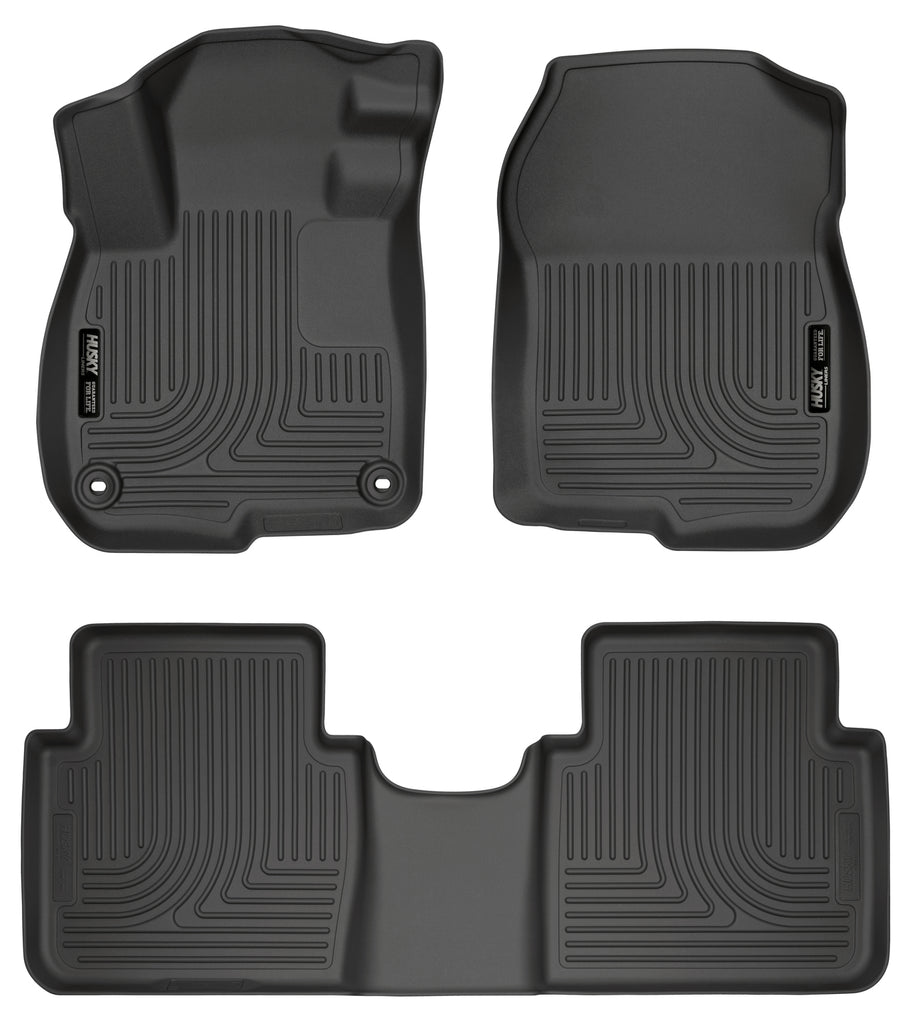 Husky Liners 2017 Honda CR-V Weatherbeater Black Front & 2nd Seat Floor Liners-Husky Liners-HSL99401