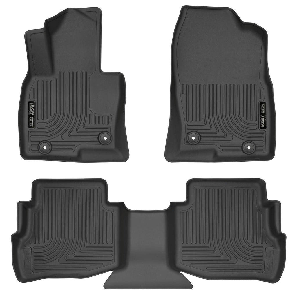 Husky Liners 2017 Mazda CX-9 WeatherBeater Cargo Liner (Front and Second Rows) - Black-Husky Liners-HSL95611