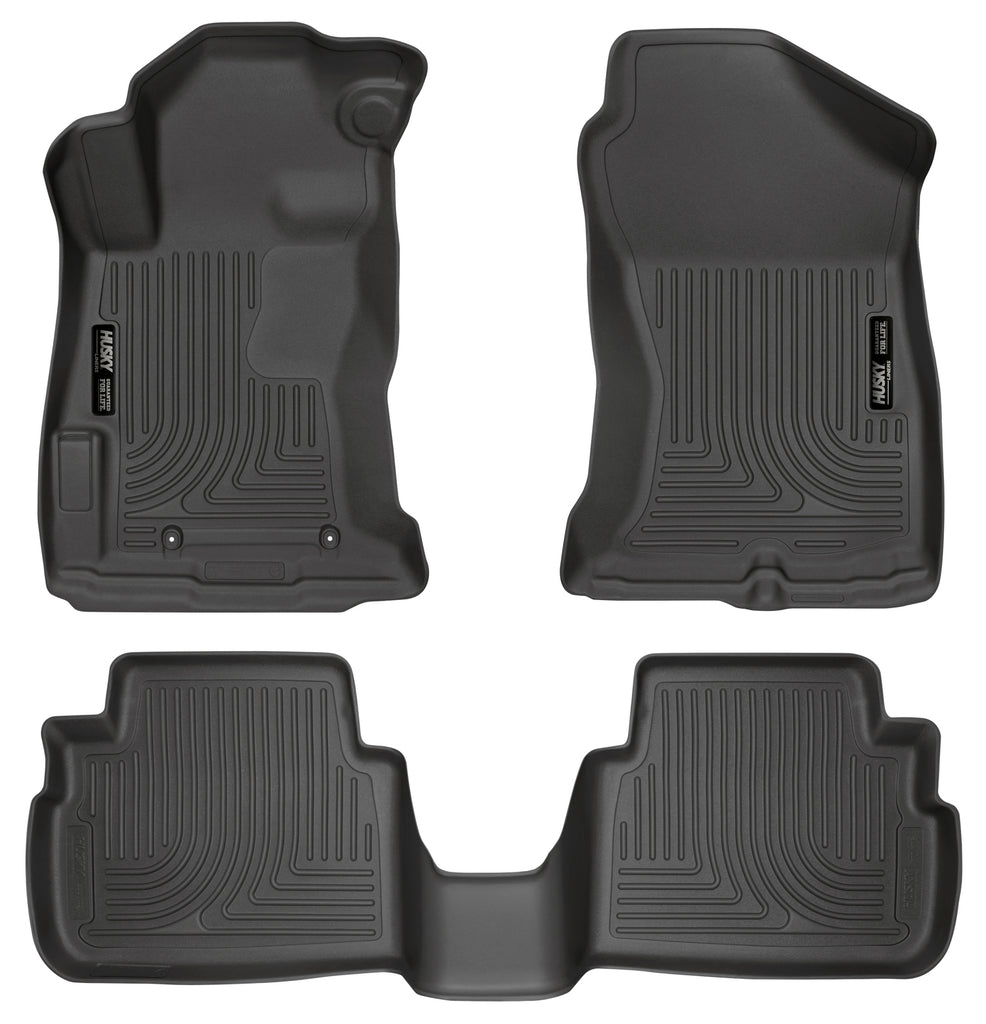 Husky Liners 2017 Subaru Impreza Weatherbeater Black Front & 2nd Seat Floor Liners-Husky Liners-HSL99661