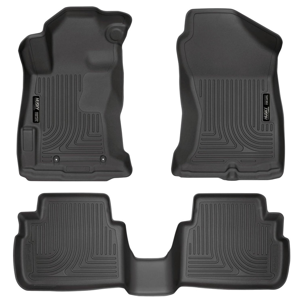Husky Liners 2017 Subaru Impreza Weatherbeater Black Front & 2nd Seat Floor Liners-Husky Liners-HSL99661