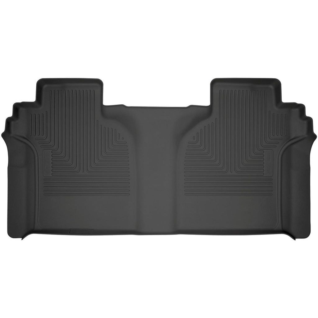 Husky Liners 2019 Chevrolet Silverado 1500 Crew Cab WeatherBeater Black 2nd Row Floor Liners-Husky Liners-HSL14201