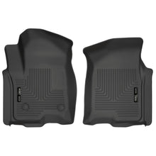 Load image into Gallery viewer, Husky Liners 2019 Chevrolet Silverado 1500 Crew Cab WeatherBeater Black Front Floor Liners-Husky Liners-HSL13211