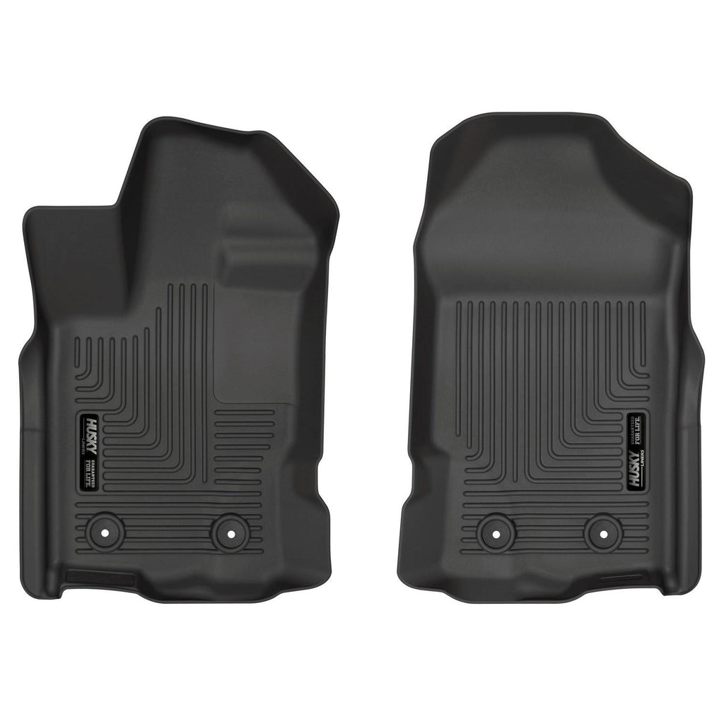 Husky Liners 2019 Ford Ranger SuperCrew Cab & SuperCab WeatherBeater Black Floor Liners-Husky Liners-HSL13411