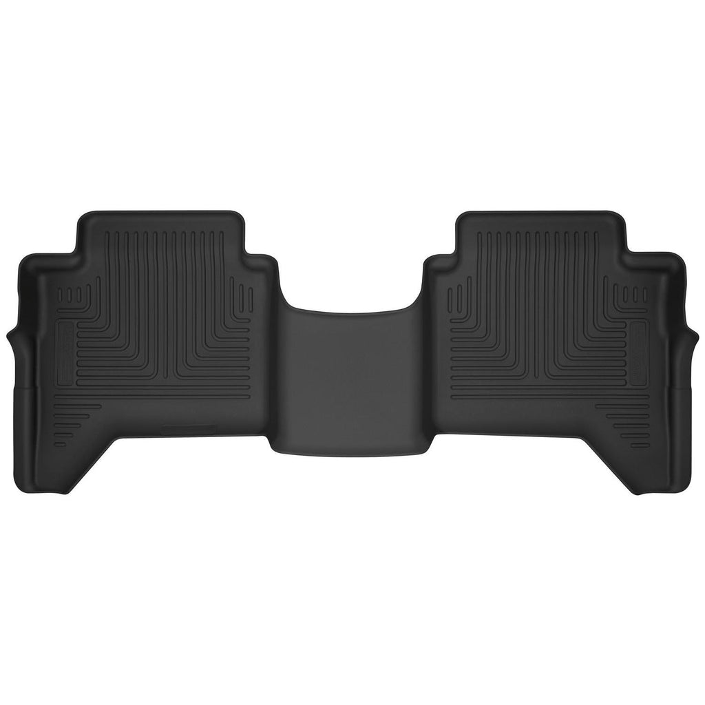 Husky Liners 2019 Ford Ranger SuperCrew Cab X-Act Contour Black Floor Liners (2nd Row)-Husky Liners-HSL54711