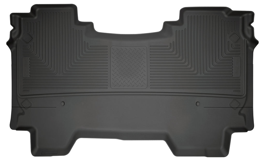 Husky Liners 2019 Ram 1500 CC WeatherBeater 2nd Seat Floor Liners Black (W/O Factory Storage Box)-Husky Liners-HSL14751