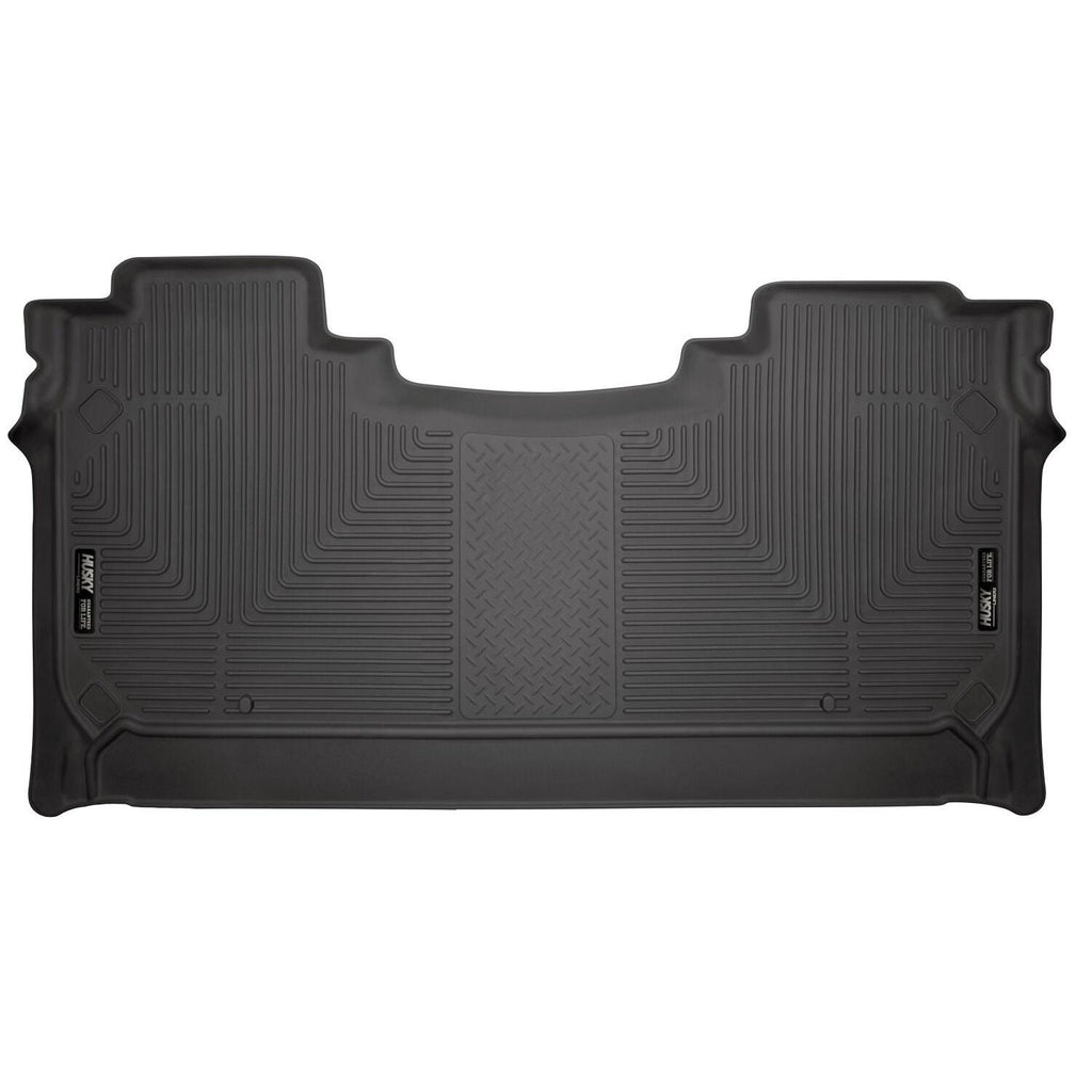 Husky Liners 2019 Ram 1500 Crew Cab WeatherBeater Black Second Row Floor Liners-Husky Liners-HSL14731