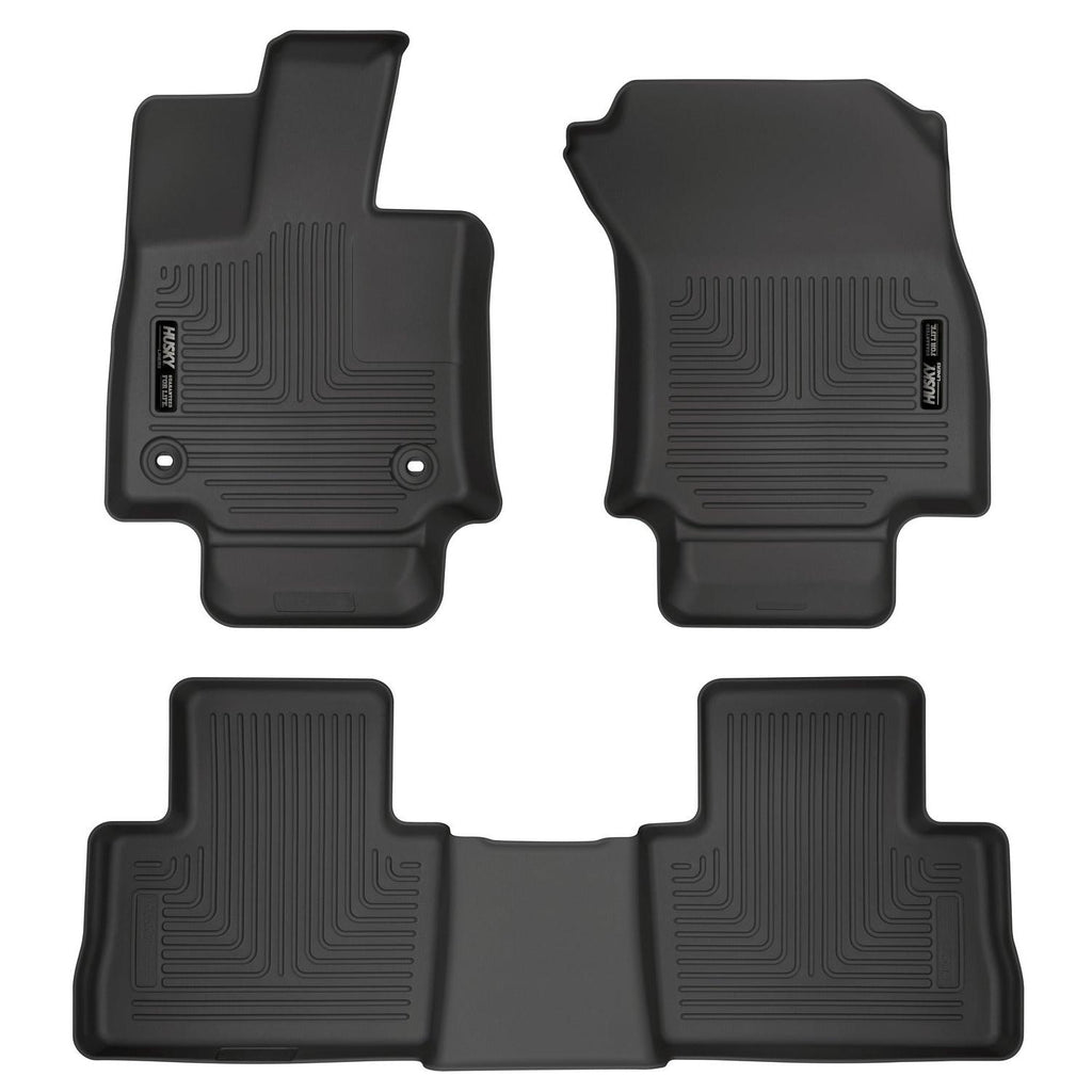 Husky Liners 2019 Toyota RAV4 Weatherbeater Black Front & 2nd Seat Floor Liners-Husky Liners-HSL95501