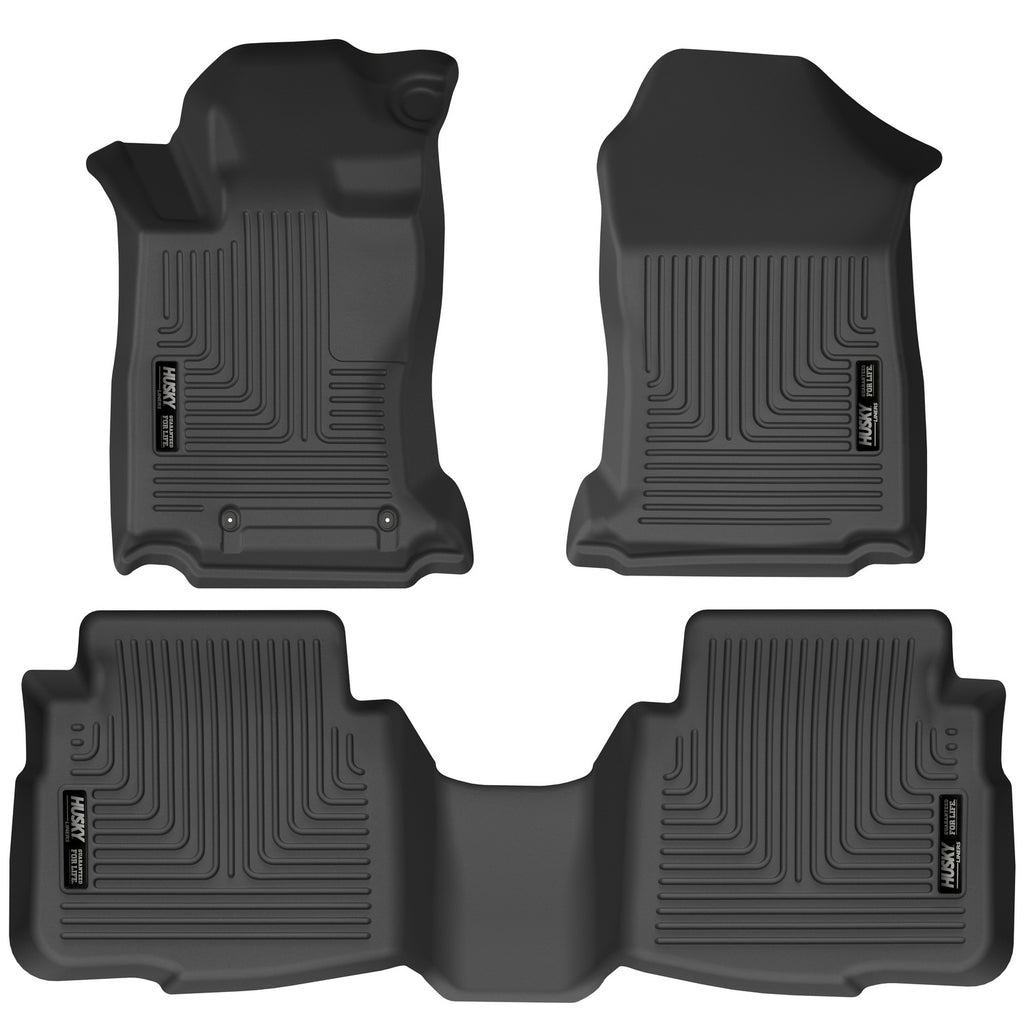 Husky Liners 2020 Subaru Legacy/Outback WeatherBeater Black Front & 2nd Seat Floor Liners-Husky Liners-HSL95541