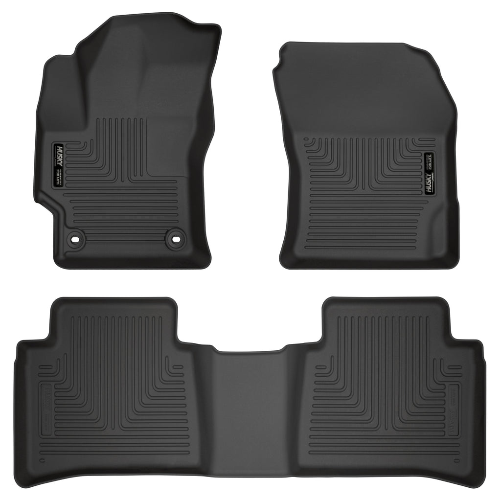 Husky Liners 2020 Toyota Corolla Weatherbeater Black Front & 2nd Seat Floor Liners-Husky Liners-HSL95751