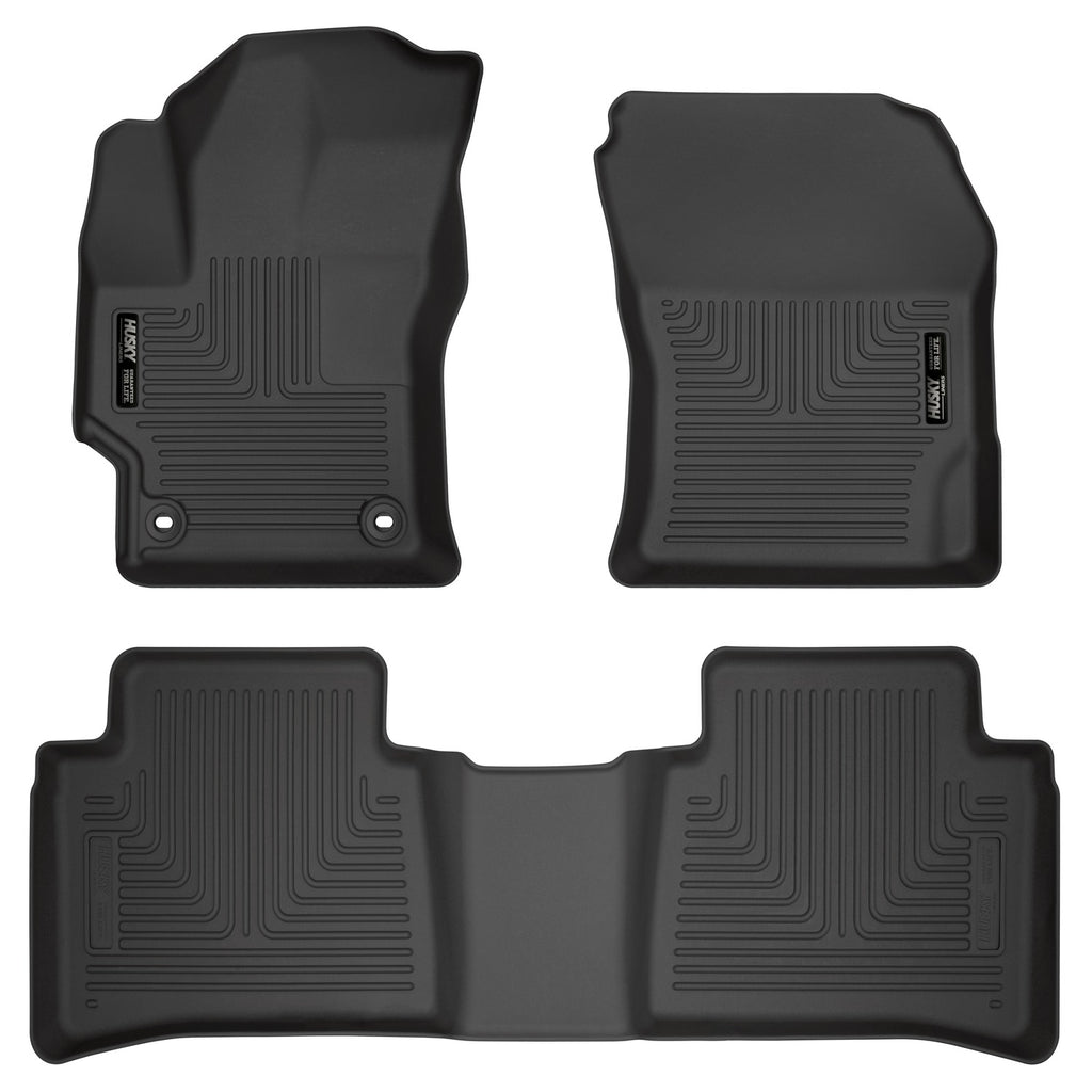 Husky Liners 2020 Toyota Corolla Weatherbeater Black Front & 2nd Seat Floor Liners-Husky Liners-HSL95751