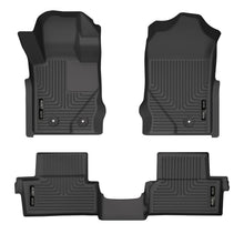 Load image into Gallery viewer, Husky Liners 2021 Ford Bronco 2 Door Weatherbeater Front &amp; 2nd Seat Floor Liners - Black-Husky Liners-HSL95311