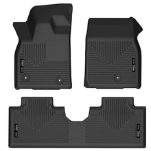 Load image into Gallery viewer, Husky Liners 2021 Ford Mustang Mach-E Weatherbeater Front &amp; 2nd Seat Floor Liners - Black-Husky Liners-HSL95071