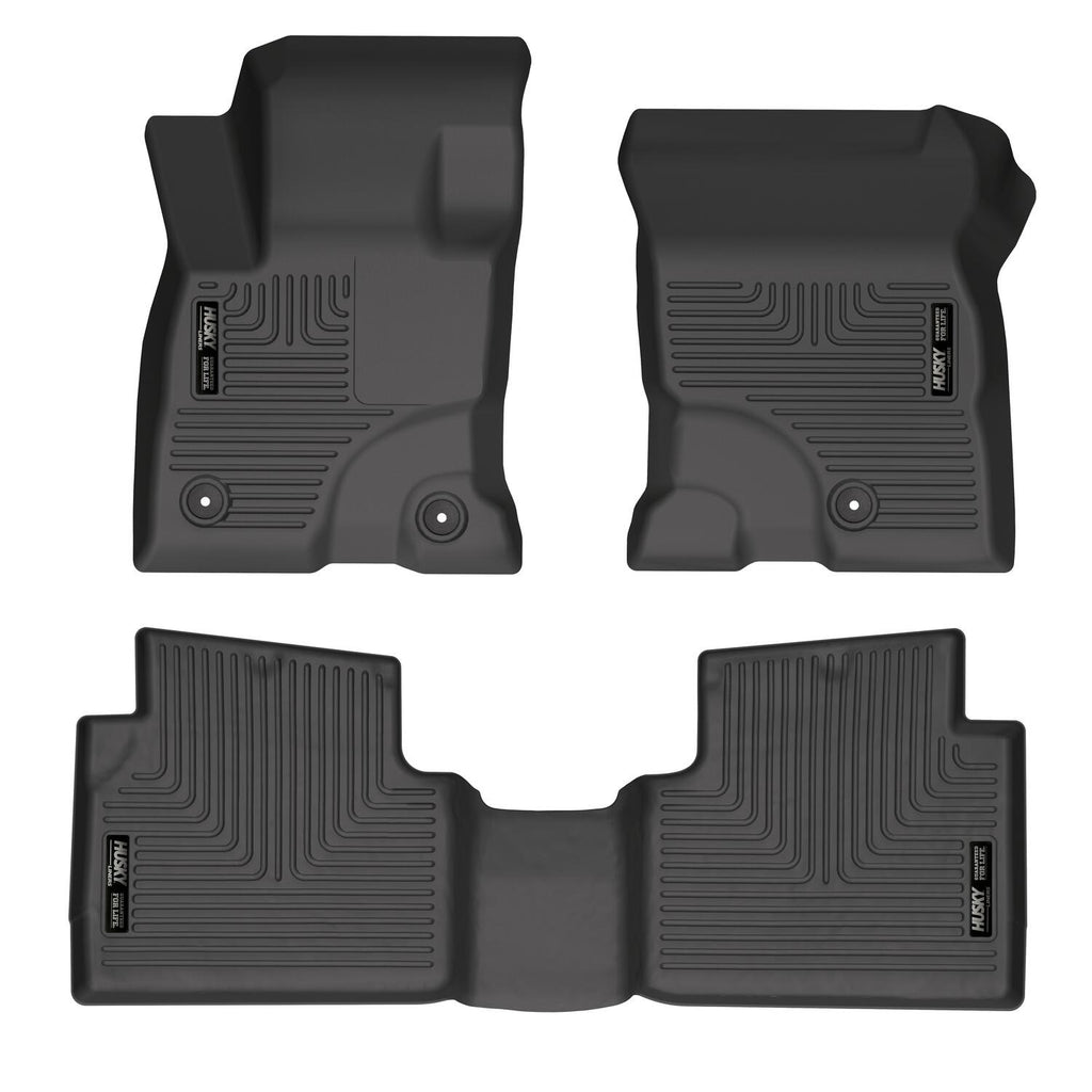 Husky Liners 2022 Ford Escape Hybrid Black Front & 2nd Seat Floor Liners-Husky Liners-HSL95561