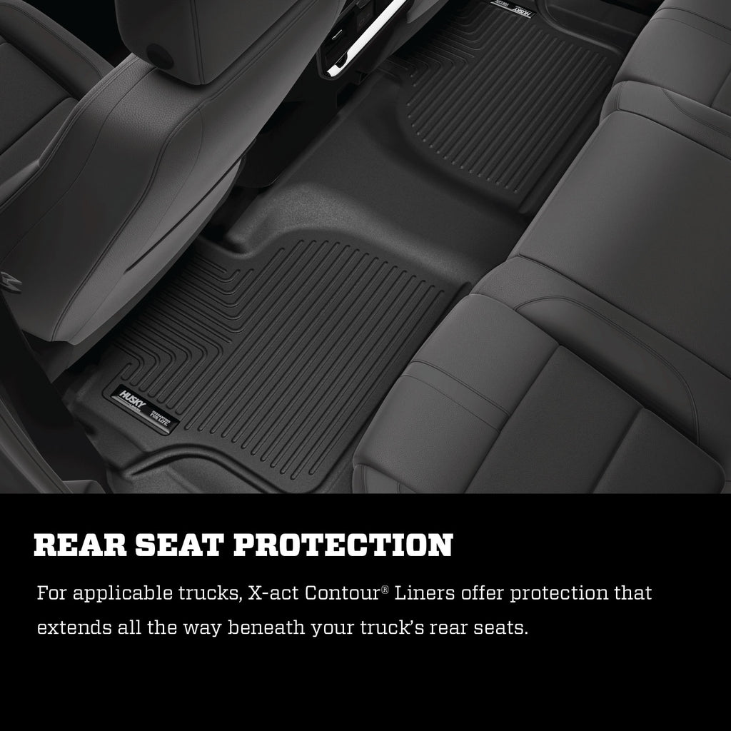 Husky Liners 2022 Ford Explorer w/2nd Row Seats & No Cnsl X-Act Contour Floor Liner (3rd Seat) - Blk-Husky Liners-HSL51941